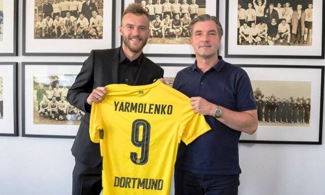 Dortmund Resmi Datangkan Pengganti Dembele Andriy Yarmolenko