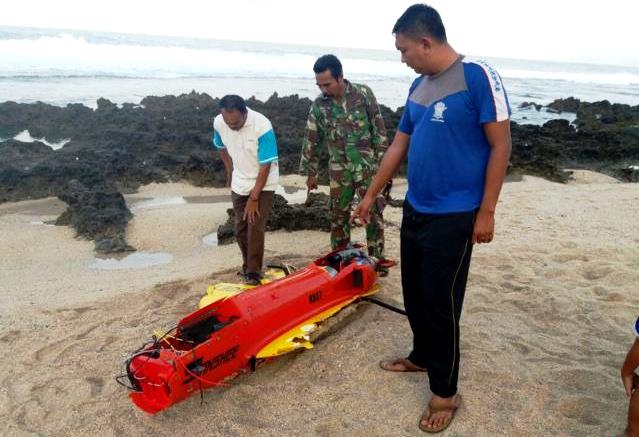 Drone Asing Jatuh di Rancabuaya