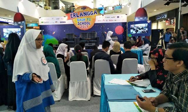 500 Pelajar Ikuti Gelaran Erlangga Back To School