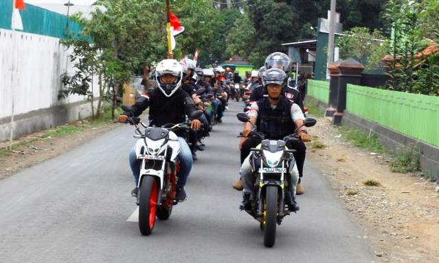 Sambut HUT ke-72 RI, 1800 Bikers Honda Ikuti Konvoi Merdeka
