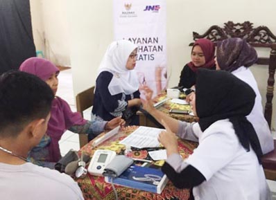 Pemeriksaan Gratis JNE-Baznas -