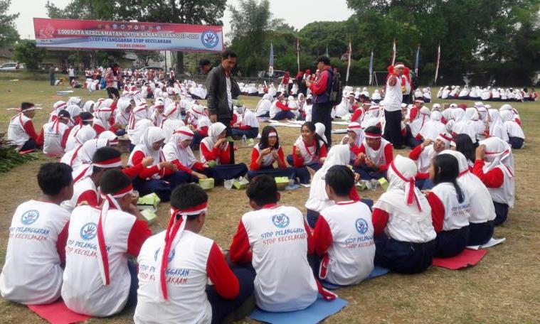 Polres Cimahi Kukuhkan Duta Keselamatan