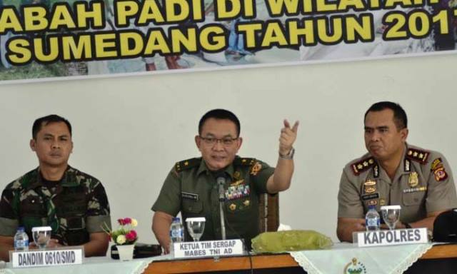 TNI Tumpas Mafia Beras TNI brantas mafia beras