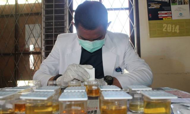 Terbukti Positif 6 PNS Beralasan Sedang Sakit bnnk-tes-urine