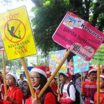 kekerasan anak demo