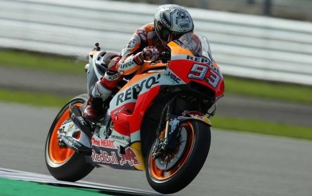 Marquez Catat Rekor Pole di Silverstone