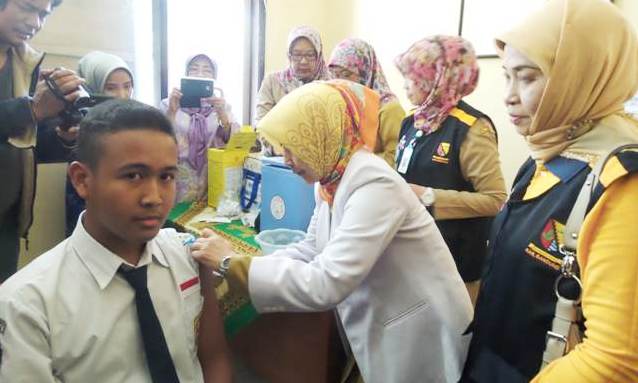 Cegas Virus Rubella, Pemkab Sebarkan Vaksin Cegas Virus Rubella, Pemkab Sebarkan Vaksin