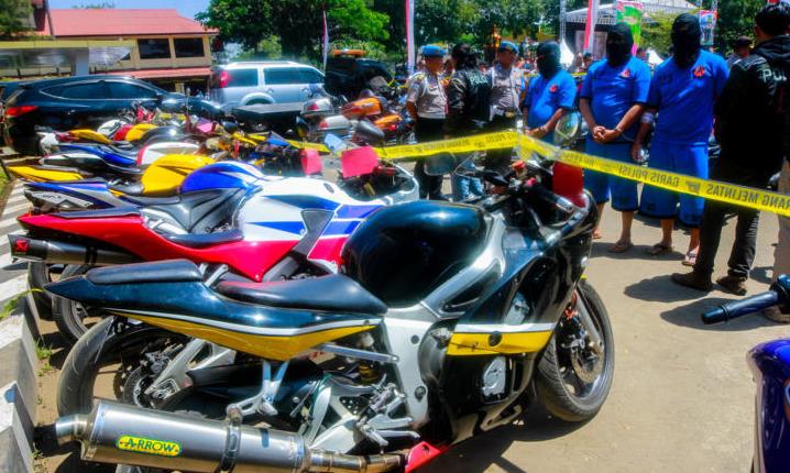 Polda Amankan 26 Moge Polda Amankan 26 Moge