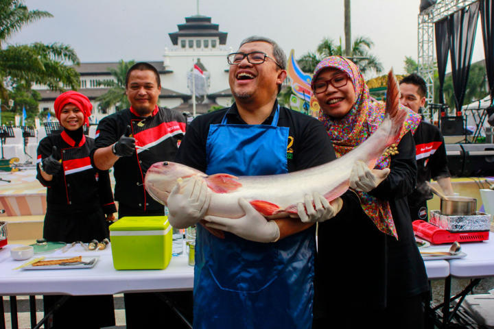 Aher Ingin Jabar Aware Terhadap Ikan Patin Festival Olahan Patin