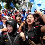 demo upah buruh