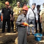 Pembangunan Masjid Dimulai Peletakan Batu