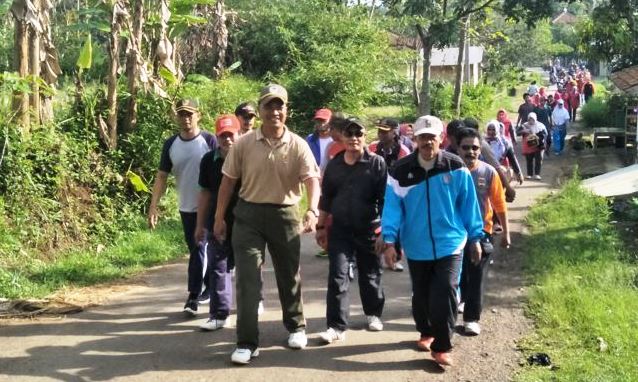 25 Kepala Desa ikuti Jalan Sehat