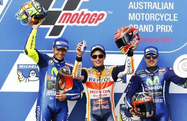 Marquez Juarai MotoGP Australia, Rossi Kedua, Dovizioso Terpuruk