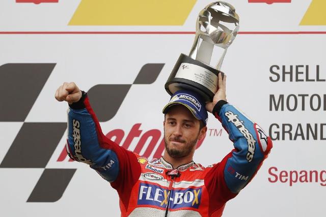 Menangi MotoGP Malaysia, Dovizioso Jaga Peluang Juara Dunia