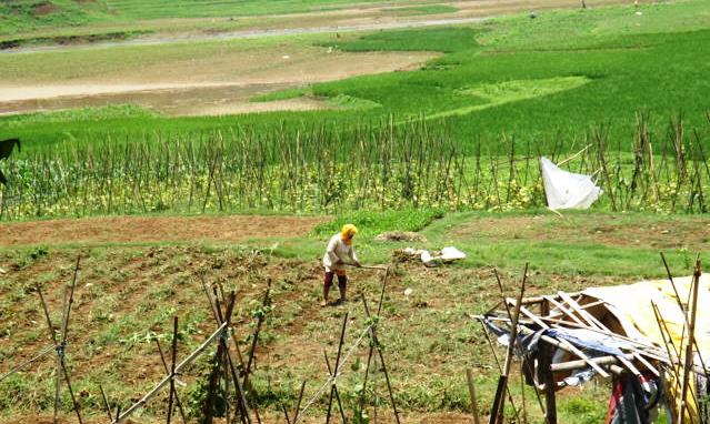 Petani Lahan Garapan di Saguling Resah petani-kbb