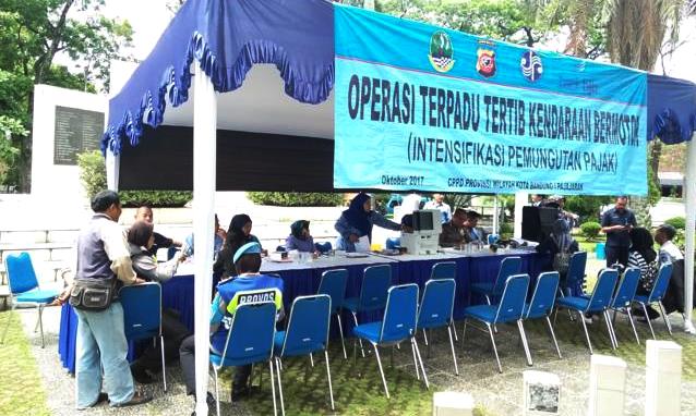 Samsat Pajajaran Gelar Operasi Terpadu