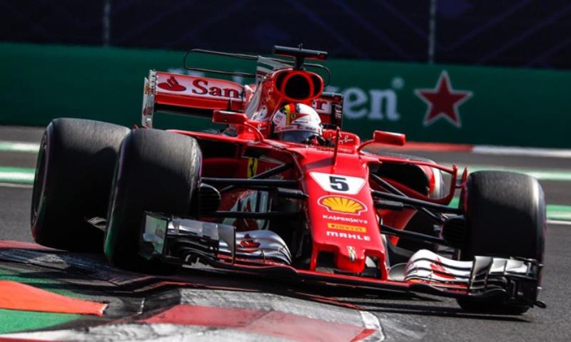 Sebastian Vettel Raih Pole Position di GP Meksiko