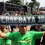 Supporter Persebaya yang diperkirakan akan datang dalam jumlah banyak saat laga Persib Vs Persebaya di Bandung nanti.