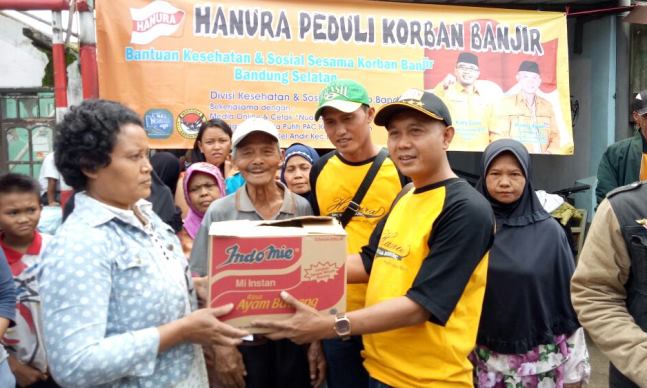 DPC Hanura Kab Bandung Peduli Korban Banjir Baleendah