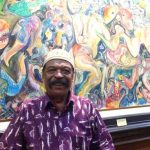 Si Jenius Umar Sumarta Pameran Lukisan di Station 8