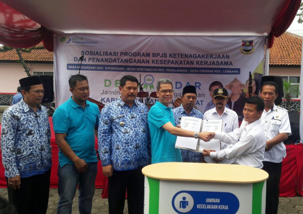 Bareng Aparatur Desa, BPJS Ketenagakerjaan Cabang Cimahi Gelar Sosialisasi