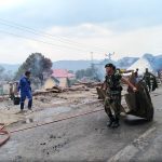 Terdengar Ledakan Tiga kali, Hingga Disiram dengan Cikoco