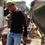 Sungai Cikeruh Sering Meluap, Pemdes Mekargalih Lakukan Betonisasi