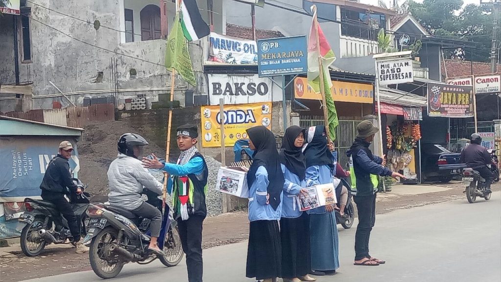 Pelajar MA Al Huda Kumpulkan Donasi untuk Bela Palestina