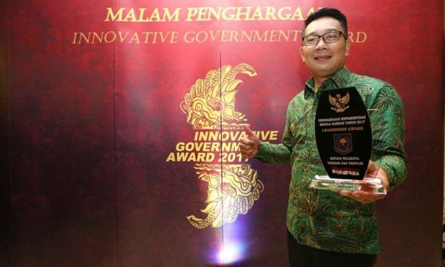 Wali Kota Bandung Raih Leadership Award