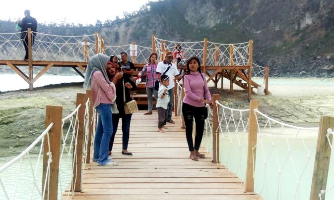 Kawah Putih Rawan Angin Kencang kawah putih