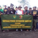 Koramil 0908/Dayeuhkolot melaksankan Program Citarum Harum