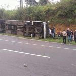Bus Pariwisata Terguling di Ciater, 13 Orang Tewas