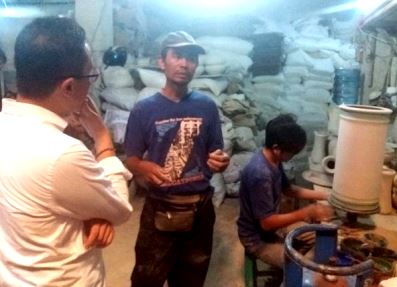 Chaerul Yakin Berjanji Majukan Pengusaha Keramik