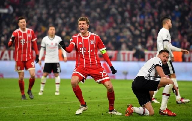 Bayern Pesta 5 Gol ke Gawang Besiktas
