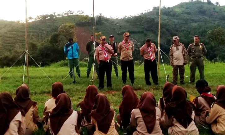 Polsek Cikancung Gelar Diklat Saka Bayangkara
