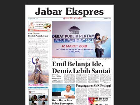 e-Paper Jabar Ekspres Edisi 12 Maret 2018