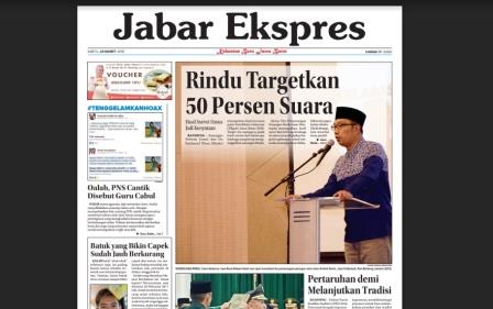 e-Paper Jabar Ekspres Edisi 24 Maret 2018 e-Paper Jabar Ekspres Edisi 24 Maret 2018