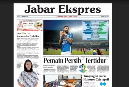 e-Paper Jabar Ekspres Edisi 27 Maret 2018
