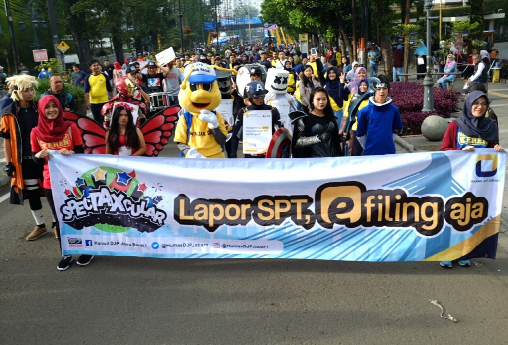 Gelar Spectaxcular, DJP Jabar I Ajak Masyarakat Lapor Pajak