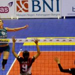 Tim Voli Putri BNI Taplus Tumbangkan Bekasi BVN