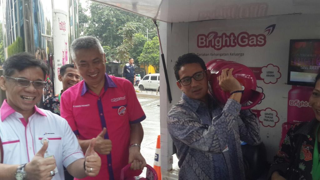 Wagub Buktikan Tabung Bright Gas Ringan