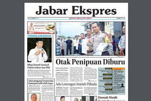 e-Paper Jabar Ekspres Edisi 8 Maret 2018 e-Paper Jabar Ekspres Edisi 8 Maret 2018