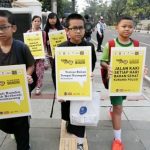 Pelajar Kudu Berani, Biasakan Jalan Kaki Menuju ke Sekolah