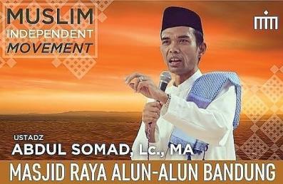 50 Ribu Umat Hadiri Tabligh Akbar Ustadz Abdul Somad