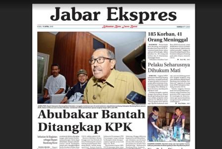 e-Paper Jabar Ekspres Edisi 11 April 2018