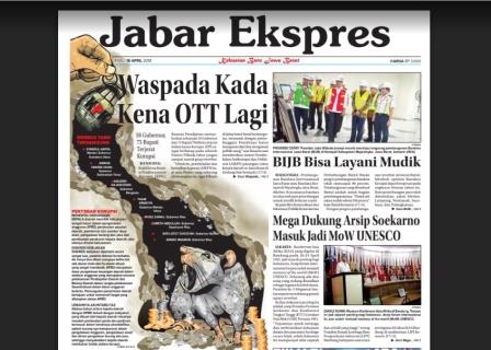 e-Paper Jabar Ekspres Edisi 18 April 2018