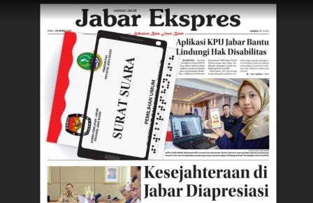 e-Paper Jabar Ekspres Edisi 25 April 2018