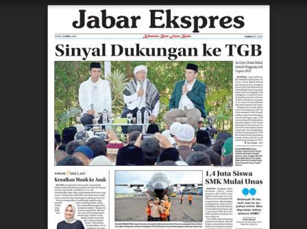 e-Paper Jabar Ekspres Edisi 2 April 2018