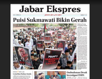 e-Paper Jabar Ekspres Edisi 7 April 2018