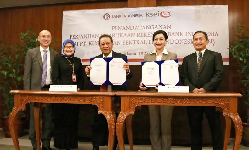 [Foto]: Bank Indonesia Gandeng KSEI